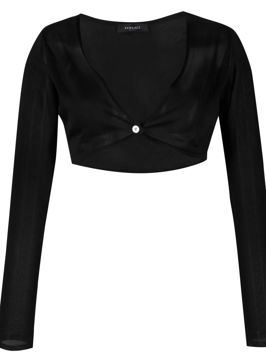 cropped cardigan Women Versace buttoned Medusa 0705